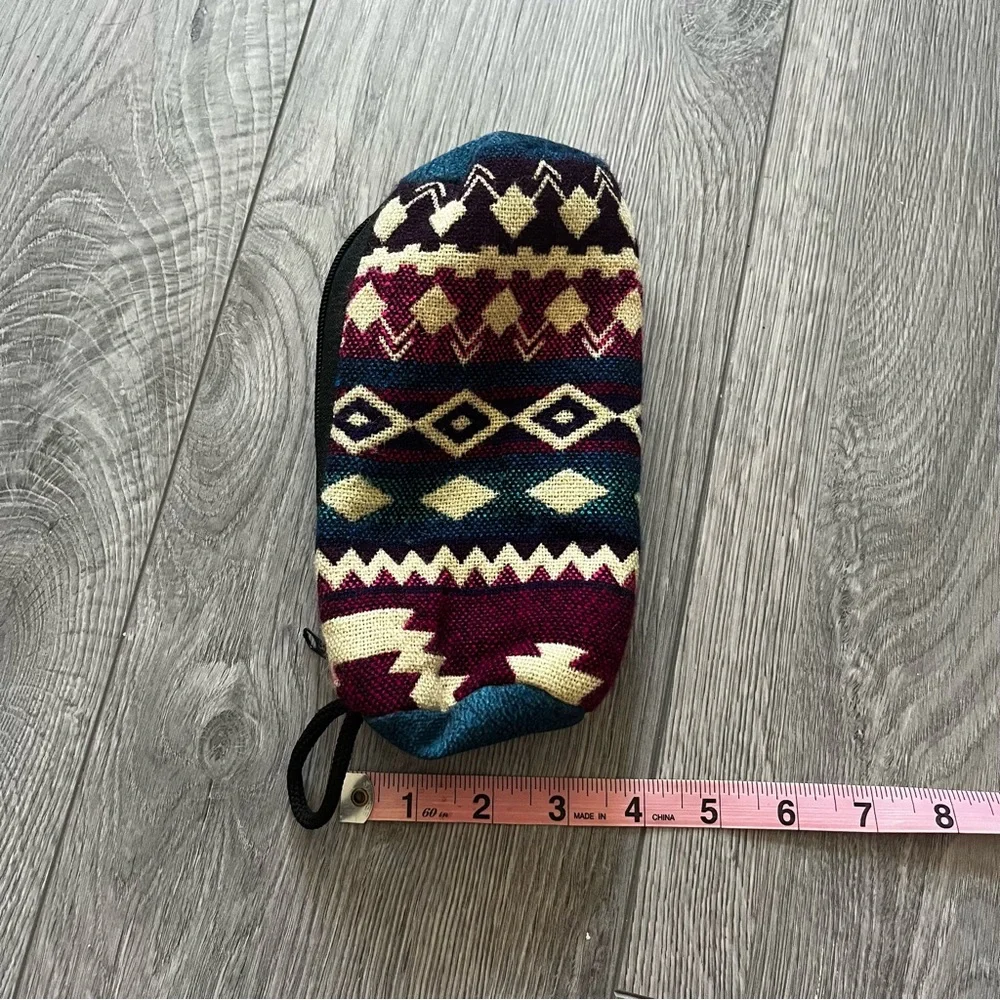 tribal pattern pencil or makeup case